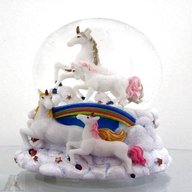 unicorn snow globe for sale