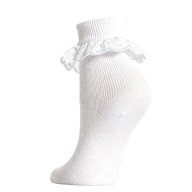 white frilly socks for sale