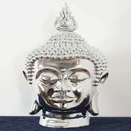 silver buddha head for sale