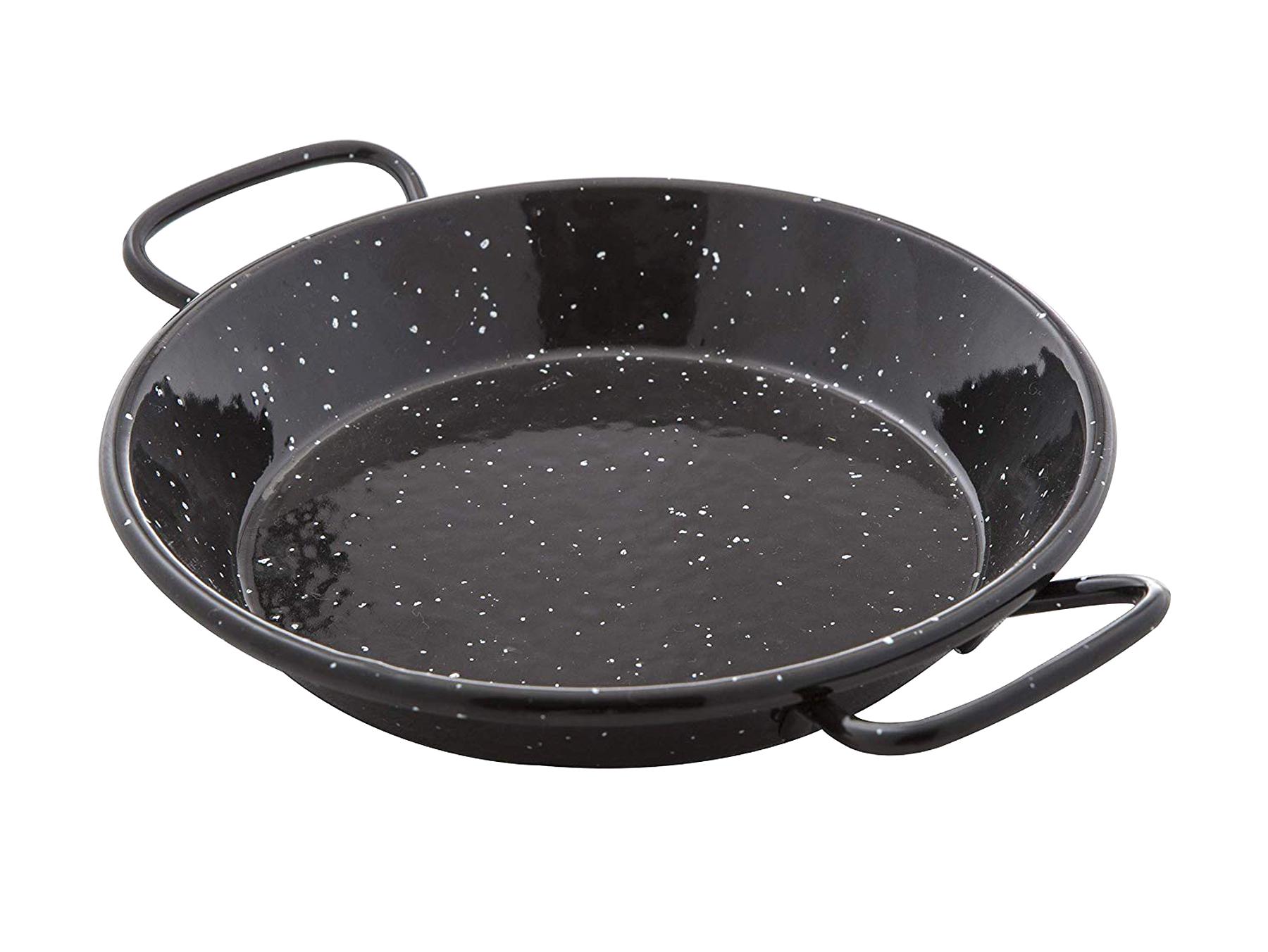 42x34.5x5 cm Black Victor Cast Iron Paella Pan