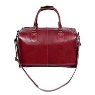 leather holdall red for sale