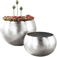 silver plant pots for sale