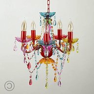 multi coloured chandelier for sale