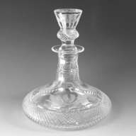 edinburgh crystal thistle decanter for sale