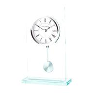 glass mantel clock for sale