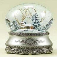 vintage snow globe for sale