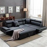 leather corner sofa bed for sale