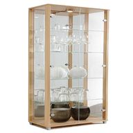 beech display cabinet for sale