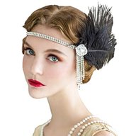 gatsby style hair accessories for sale