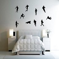 rugby wall stickers for sale