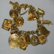 vintage gold charm for sale