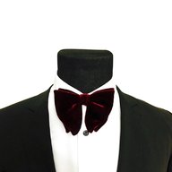 vintage velvet bow tie for sale