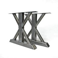 steel table legs for sale