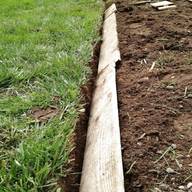 wooden lawn edging for sale