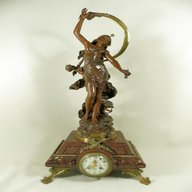 antique clock bronze statues for sale