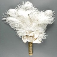 antique feather fan for sale