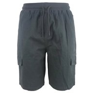 mens cotton shorts elastic waist for sale