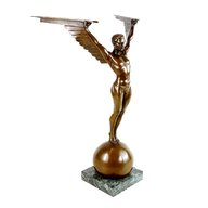 bronze figure art deco for sale