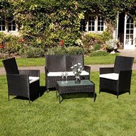 black rattan garden furniture for sale