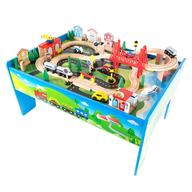 wooden train set table for sale