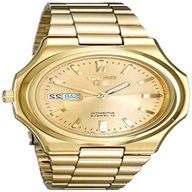 seiko 5 gold watch for sale