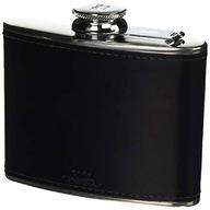 black leather hip flask for sale