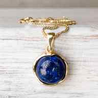 vintage lapis lazuli necklace for sale