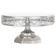 silver cake stand for sale
