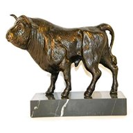 large bull ornament for sale