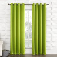 lime green curtains for sale