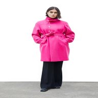 zara pink coat for sale