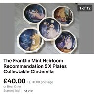 franklin mint cinderella plates for sale