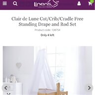crib drape rod for sale