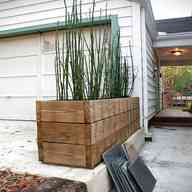 rustic wooden planters for sale