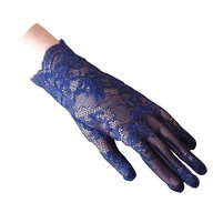 navy lace gloves for sale