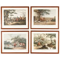 hunting scene prints for sale