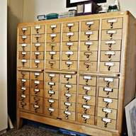 index card cabinet for sale