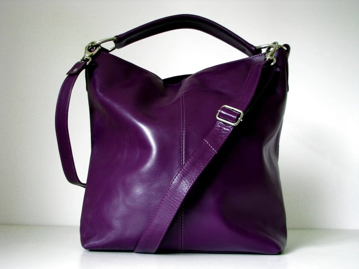 Purple Leather Handbags for sale in UK | View 80 bargains