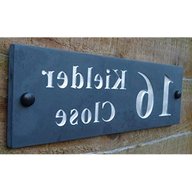 slate door plaques for sale