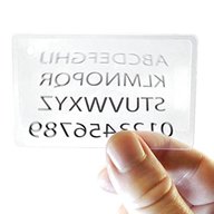 credit card magnifying glass for sale