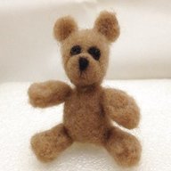 needle felted teddy bear for sale