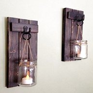 wooden wall sconces for sale