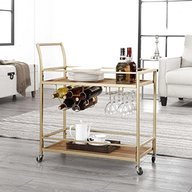 gold bar cart for sale