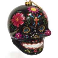 sugar skull ornament for sale
