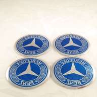 mercedes benz wheel trim badges for sale