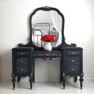 vintage dressing tables black for sale