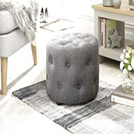 fabric footstools pouffes for sale