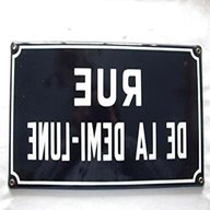 vintage french street signs for sale