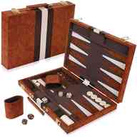 leather backgammon set for sale
