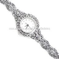 silver marcasite watch for sale